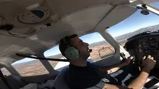 Cirtcuito de LERE-Requena, piper PA28-161.