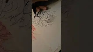 drawing douma (kimetsu no yaiba) #drawing #kny #douma