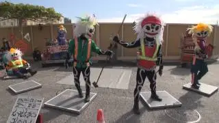 20141008 TDS ハロウィン2014 スケルトン 工事現場 アトモスショー 工事組