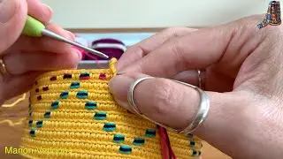 Mochila with Marion Stitch left handed