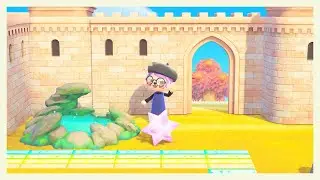 Let's Play ACNH | Pink Castle Build & Moving Around Trees Part: 1