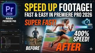 Premiere Pro 2026 : How to Speed Up Video Footage (Tutorial) - اردو / हिंदी