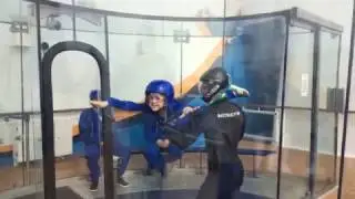 Timmy in the iFly aboard the Anthem of the Seas