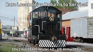 Rare Locomotive Restored! - Restored EMD Model 40 at Walkersville Railroad 5/2/2026 || TSMGL