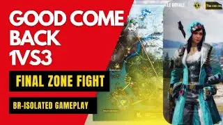 My Squad Good Come Back Codm| Codm Final zone 1vs3 2024| Cod Mobile Br-Isolated 2024 | @scltg #codm