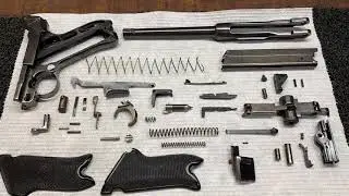Desmontagem Luger 1906 calibre 9mm - disassembly