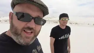 A brief visit to the White Sands National Park in New Mexico!