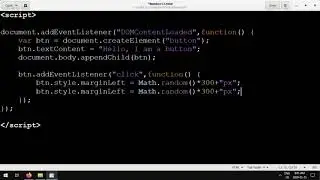 Learning Programming with Javascript #13 - Creating a Button with DOM Elements