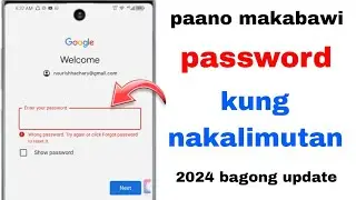 Paano I-reset o Mabawi ang Password ng Gmail Account kung Nakalimutan 2024