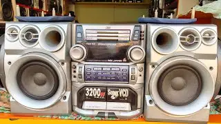 JVC 5CD MODEL MX J770V WT 3200W PM PM POWR DRIVE SUBWOOFER PHONE NUMBER 8910617950 CALL ME 🔊