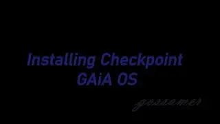 Installing Checkpoint GAiA OS | #checkpoint #installation #tamil #technology