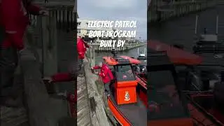 The Canadian Coast Guard electric patrol beast! The #Voltari Patrol 26 CC! #electricboat #military