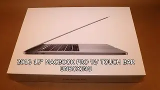 15" Space Gray MacBook Pro W/ Touch Bar Unboxing