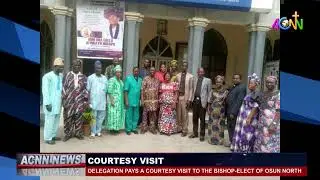 DELEGATION PAYS A COURTESY VISIT TO THE BISHOP ELECT OF OSUN NORTH