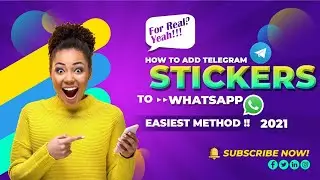 How To Add Telegram Stickers to WhatsApp 2026 ‖ Telegram Stickers For WhatsApp 🗨️