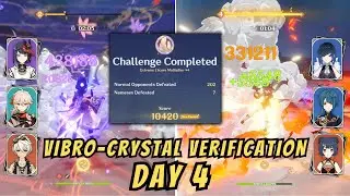 Vibro-Crystal Verification DAY 4 - 10420 SCORE | Genshin Impact