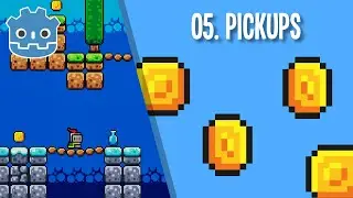 05. Pickups. Plataformas 2D con Godot.