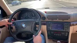 2001 bmw 740il driving video