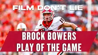 FILM DON'T LIE: Brock Bowers scores on the offensive play of the game