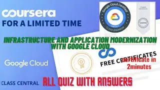 Infrastructure and Application Modernization with Google Cloud, Coursera quiz answers