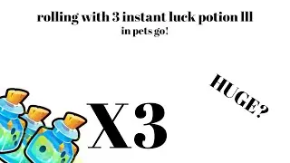 Opening with 25x luck in pets go*cocktail and instant luck 3*
