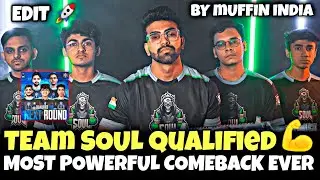 Most Powerful Comeback Ever | Team Soul Qualified 🚀| Team Soul Ready For Bgis