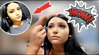 Le HACEN su primer 🤩MAQUILLAJE PROFESIONAL🤩 a ABBY! 🤯 | Perdió otros AIR PODS!!! 😤😣