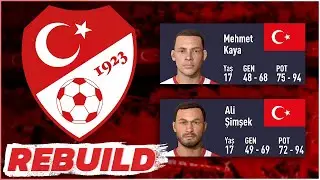 ALTYAPI KULLANARAK TÜRK MİLLİ TAKIMINI REBUILD'LEDİM!! // FIFA 21 MİLLİ TAKIM REBUILD