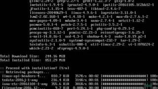 ArchLinux Core Installation 1