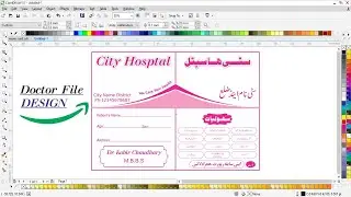 How to Create Doctor File idea Design in CorelDRAW Tutorial BY Zakki Graphics