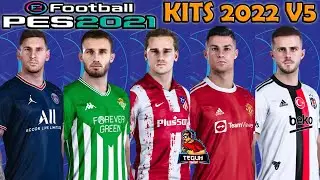 PES 2021 update kits V5 season 21/22 smoke patch 21.3.7 DLC 7