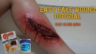 HOW TO MAKE SPECIAL EFFECTS WOUND TUTORIAL FOR BEGINNERS : DIY SCAR WAX