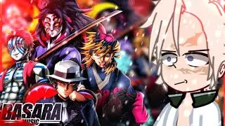 Hashiras react ♪ Luar de Sangue |Luas Superiores (Demon Slayer) @BasaraMusic