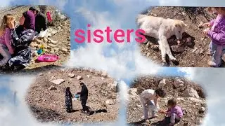 The secret of love in a mountain shelter, the help of a young man and six sisters
