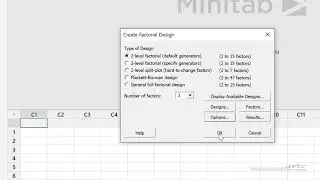 Analyzing a Factorial Design in Minitab