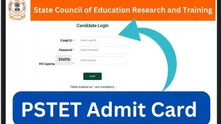 PSTET 2023 ADMIT CARD || ऐसे निकलेगा एडमिट कार्ड || Download from Mobile 