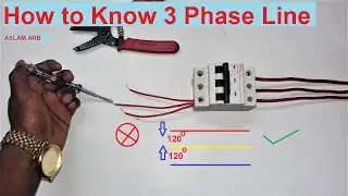 HOW TO KNOW THREE PHASE LINE,  Knowledge about 3phase line. .ASLAM ARB TV