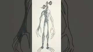 SIREN HEAD Reverse drawing 