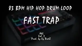 83 BPM Fast Trap Drum loop | Drum Stems #45 Vol. 2 | The Kill