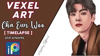 SMOOTH SHADING VEXEL ART IN IBISPAINT X | SPEED ART