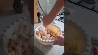 Куриные котлеты с батоном и сливками  #рецепт #рецепты #еда