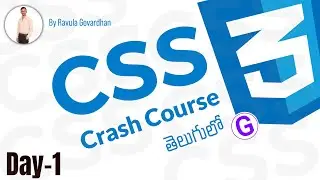 HTML CSS Crash Course for Beginners in Telugu | Introducing CSS | HTML CSS Full Course