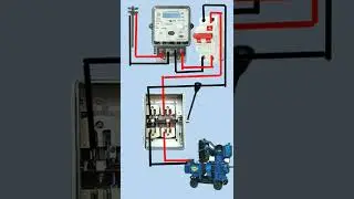 Electric manual changeover switch connection ||how to changeover connection||