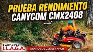 Desbrozadora Canycom CMX2408 por SUMINISTROS ILAGA | Rendimiento real maleza densa (prueba de campo)