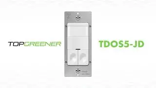 PIR Motion Sensor Light and Fan Switch | TDOS5-JD | TOPGREENER