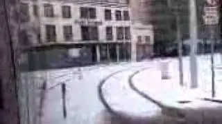 Luas Proceeding Through the Snowy Dublin 8-2-09