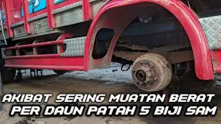 Truk Spesialis Muatan Berat Akhirnya Tumbang