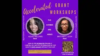 Eventbrite Registration for Accelerated Grant Workshop is Now Open! | Lady Grant Scribes