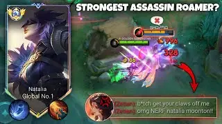 Why Natalia Roam is The BEST Hero to SOLO QUEUE To Immortal! 💪🔥 | Global Natalia Gameplay ⚡ | MLBB