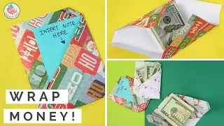 💵 How to Wrap Money as a Gift | QUICK & EASY 💫 | Christmas Gift Wrapping Hack | DIY Money Holder